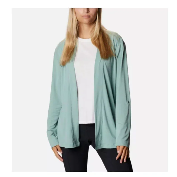 Columbia Women's Essential Elements Cardigan - XXL - Green