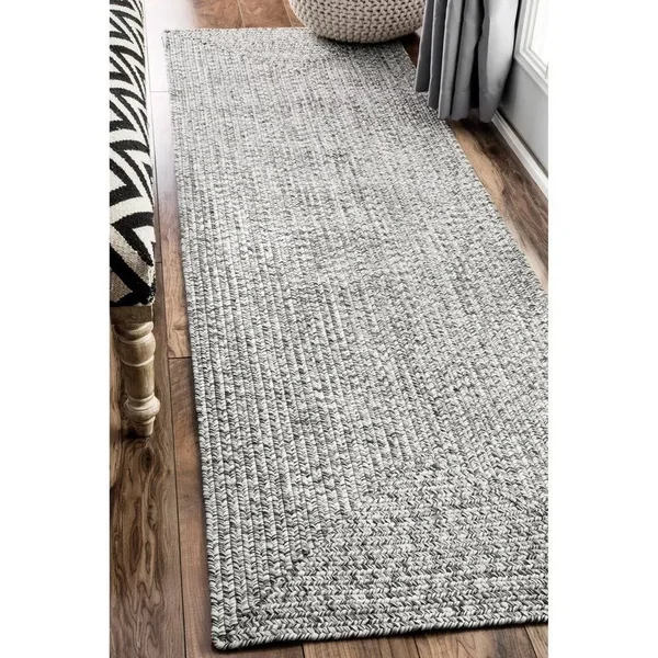 nuLOOM Lefebvre Braided Indoor/Outdoor Area Rug, 6& x 9&, Aqua