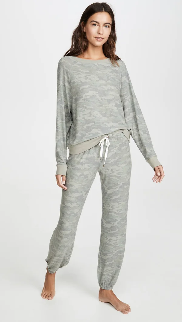 Honeydew Intimates Star Seeker Lounge Set Camo S