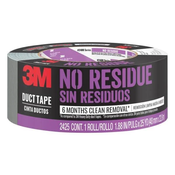 3M Scotch 1.88 in. x 25 yds. Tough No Residue Painter&s Duct Tape (Case of 12) P2425