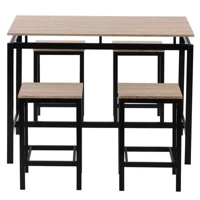 Cyleigh 5 - Piece Counter Height Dining Set Latitude Run Color: Oak