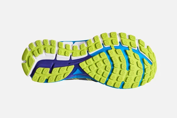 Brooks Women's Adrenaline GTS 17 Running Shoes Black, Hawaiian Ocean, Lime Punch 6.5, B