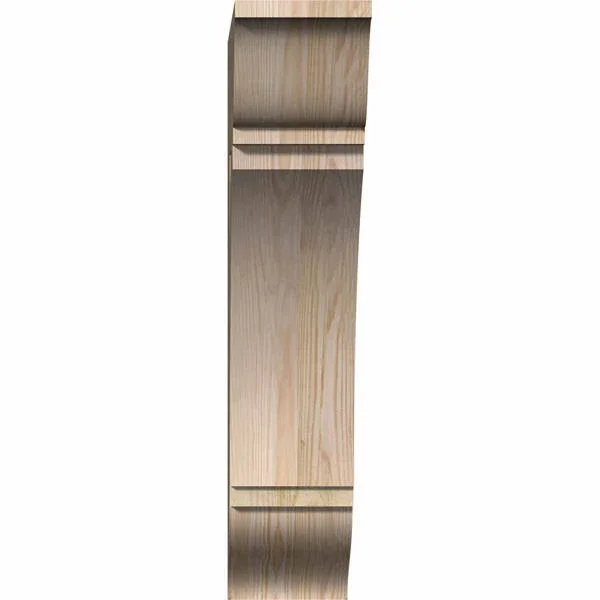 6x22W x 20x22D x 28x22H Thorton Traditional Rough Sawn Bracket - Douglas Fir