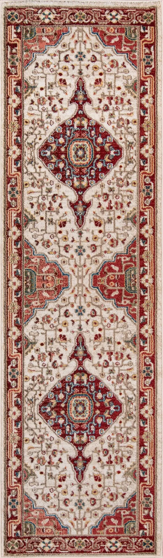 Momeni Lenox LE-02 Red Rug - 2 ft 3 in x 8 ft Runner