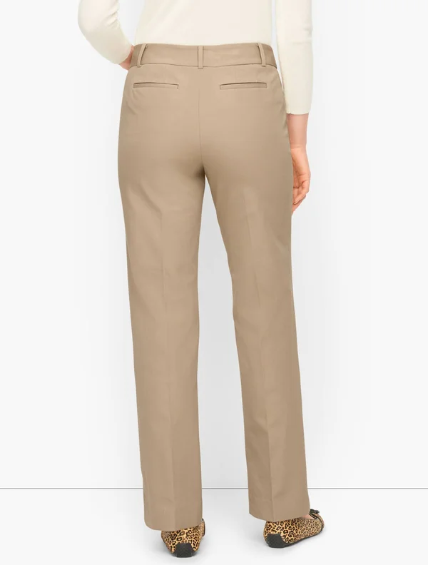 Talbots Newport Pants - Solid - White - 10