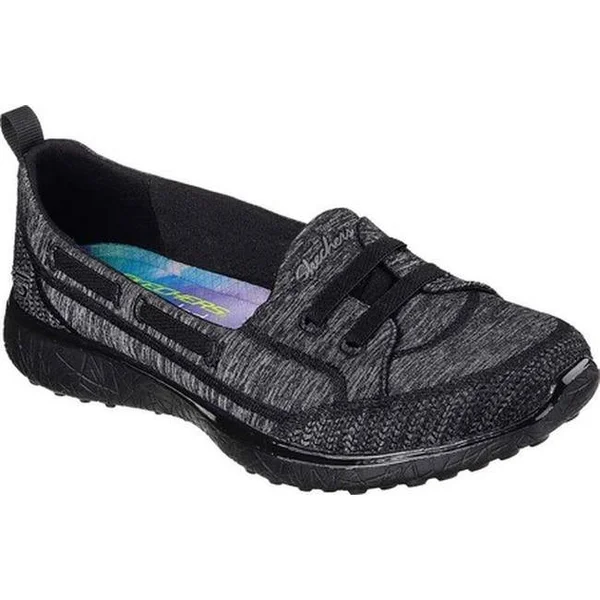 Women's Skechers Microburst Topnotch Walking Slip-On, Size: US 8.5, Black