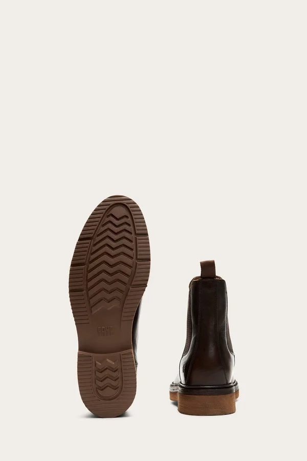 Frye Bowery Light Chelsea Boots in Bronze, Men's Size 10.5