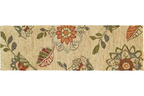 Tommy Bahama Valencia 57709 2&6x22 x 8&0x22 Runner Beige - Multi Area Rug