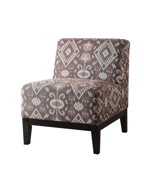 Acme Hinte Accent Chair Pattern Fabric