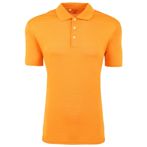Adidas Golf A161 Men Climalite Textured Short-Sleeve Polo - Tide - S