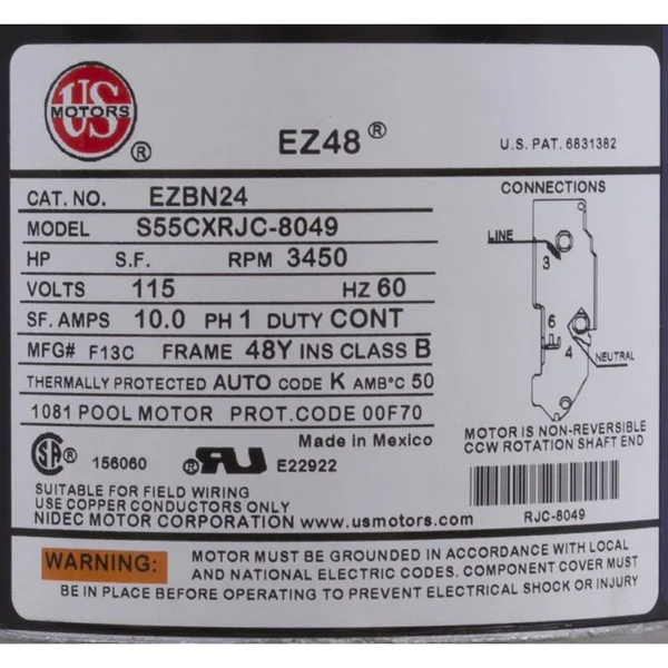 Waterway Center Discharge Pump 3410310-15