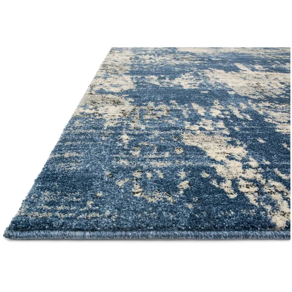 Loloi Emory Eb-11 5&3x22 x 7&7x22 Blue, Granite Rug