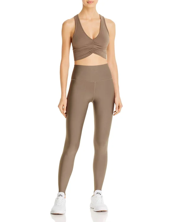 Alo Yoga - High-Waist AirLift Legging in Deep Jade, Size: Large