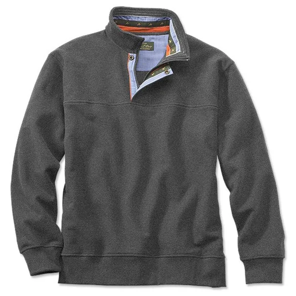 Signature Sweatshirt For Men - Charcoal, Size Medium, Orvis