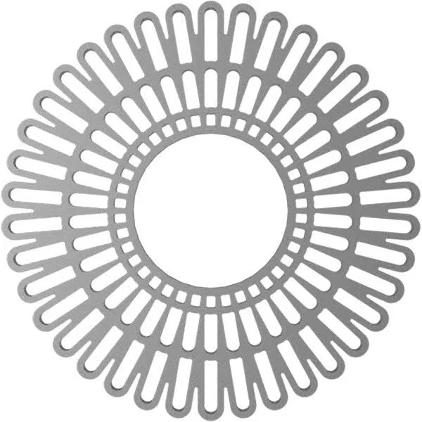 Ekena Millwork CMPP24CRACO 24x22OD x 8 7/8x22ID x 3/4x22P Cornelius Architectural Grade PVC Pierced Ceiling Medallion - Antiqued