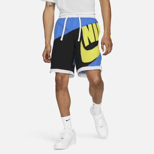 Nike Men's Dri-Fit Throwback Futura Basketball Shorts, Small, Blue