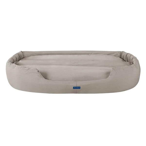 Sam&s Pets Missy Extra-Large Beige Round Dog Bed