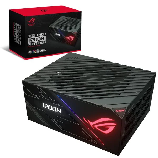 Asus ROG-THOR-1200P 1200W Platinum Power Supply with Aura Sync, OLED