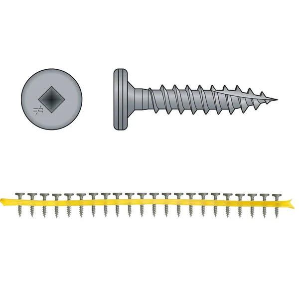 QuikDrive sspc1bs1012 #10 x 1x22 Stainless Metal roofing-to-steel