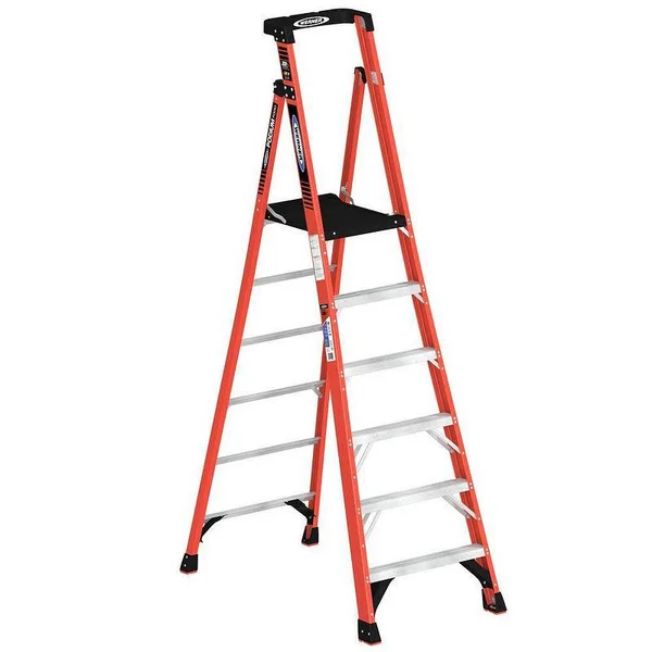 Werner 12ft Reach Height Fiberglass Podium Ladder 6ft Type iA PDIA06