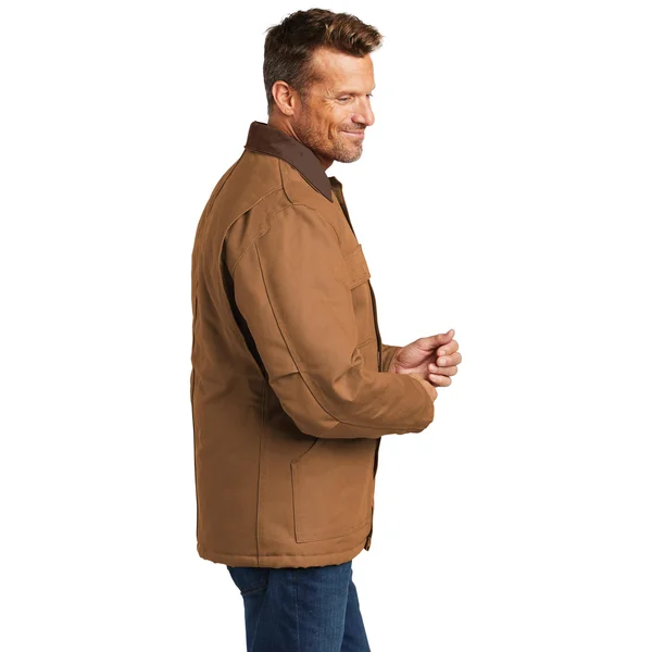 Carhartt Men's Brown Duck Arctic Quilt-Lined Traditional Coat