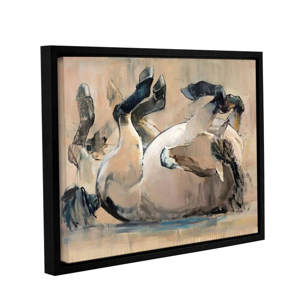 ArtWall Mark Adlington's 'Roll' Gallery Wrapped Floater-framed Canvas - Multi, 18x24