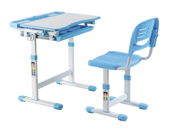 Mount-It! Kids Desk and Chair Set - Blue, Size: 29.2 x 22.8 x 10 inch