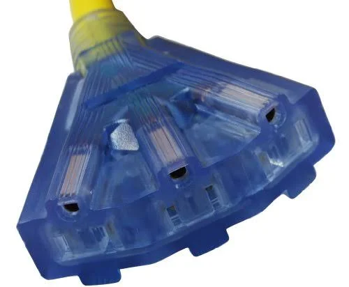Conntek 100-Foot Lighted End Outdoor Extension Cord w/ 3 Outlets