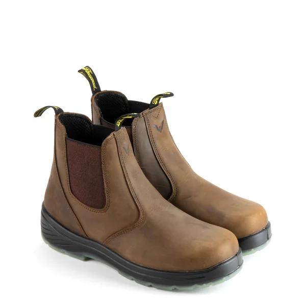Thorogood Men's 6x22 Composite Toe Slip-On Work Boot Brown - 804-3166