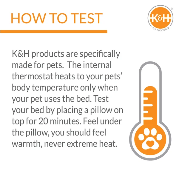 Ku0026H Pet Products Lectro-Kennel Heated Pad - Medium