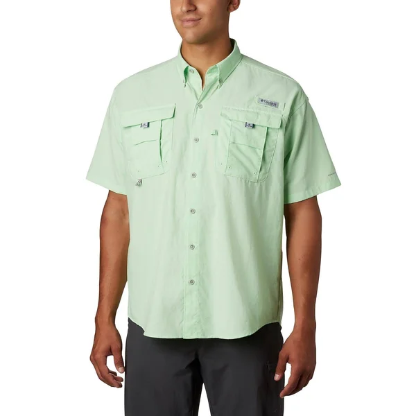 Columbia Men's PFG Bahama II Short Sleeve Shirt - White, LT