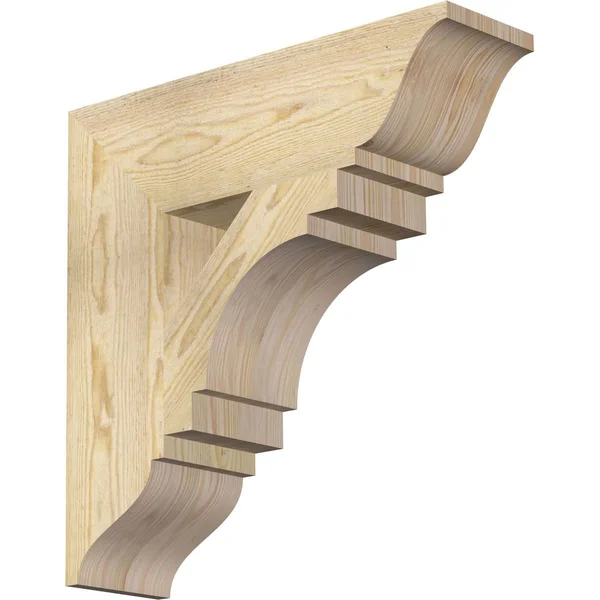 6x22W x 22x22D x 22x22H Merced Traditional Rough Sawn BRACKET - Douglas Fir