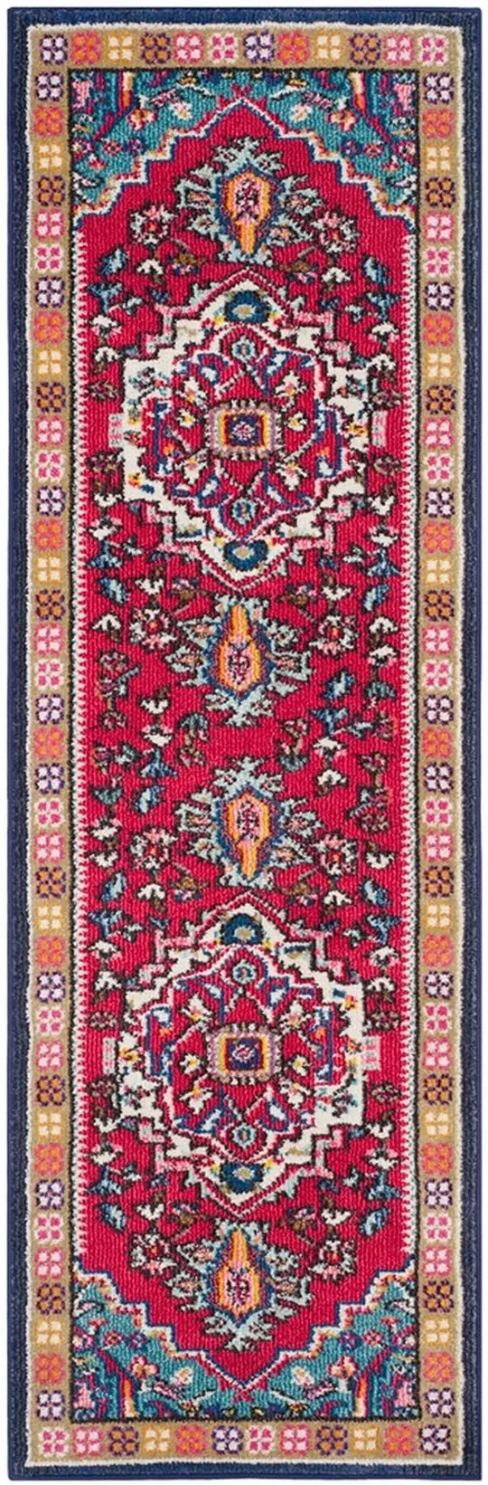 Safavieh Monaco Rug MNC207 Red, Turquoise, 2& 2x22 x 8& 0x22