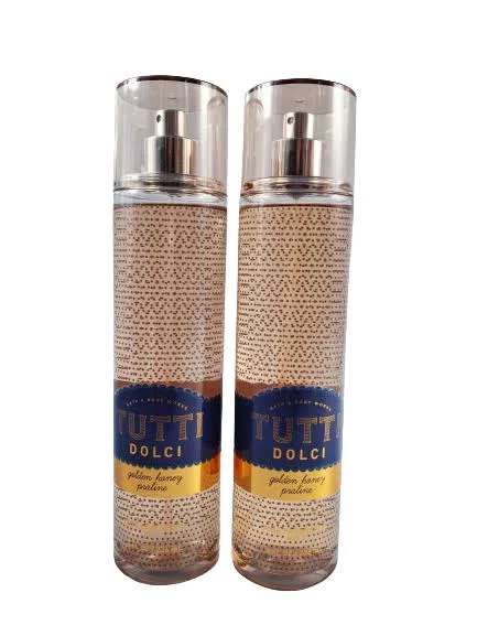 Bath & Body Works Tutti Dolci Golden Honey Praline Fine Fragrance Mist, 8 oz