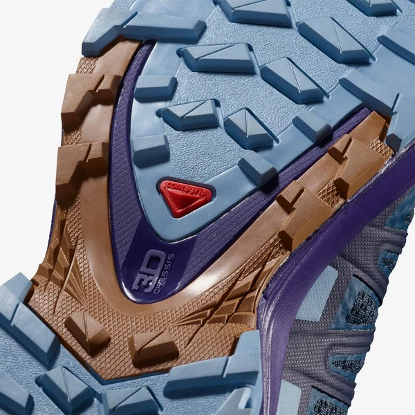 Salomon Women's XA Pro 3D V8, 7.5, Poseidon/Violet Indigo/Forever
