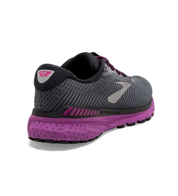 Brooks Women's Adrenaline GTS 20 - Grey - Pale Peach - White - 5 - 2A