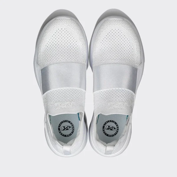 APL Women's Techloom Bliss White/Metallic Pearl/Ombre Shoes in Size 11 - Athletic Propulsion Labs