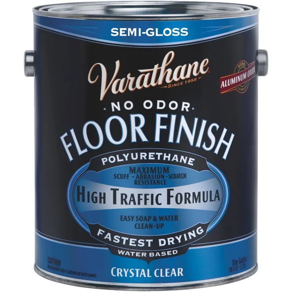 Varathane 230131 Floor Finish, Semi-Gloss, Clear, 1 Gal