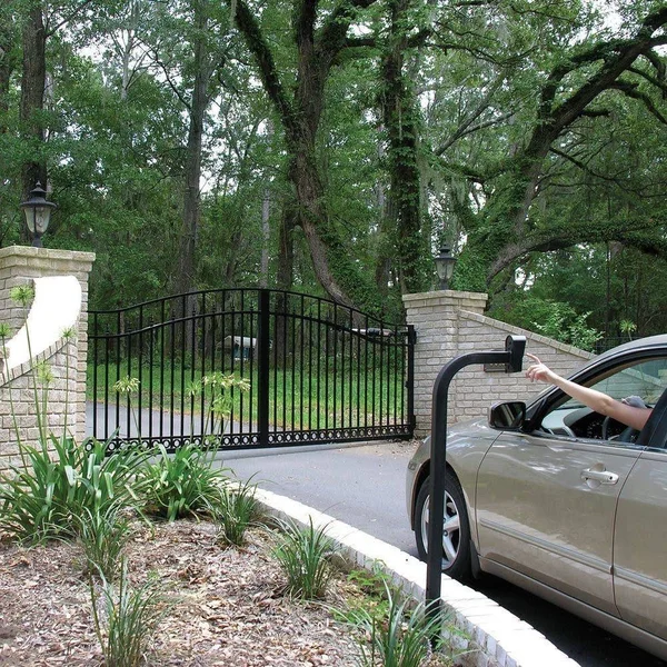 Mighty Mule Digital Keypad and Mounting Post Kit for Gate Openers