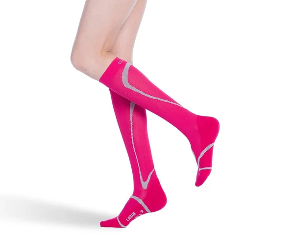 Sigvaris Performance Knee High Compression Socks - Pink - MS