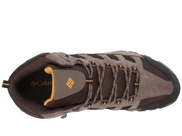 Columbia Crestwood Mid Men's Waterproof Hiking Boots, 10 Wide, Cordovan