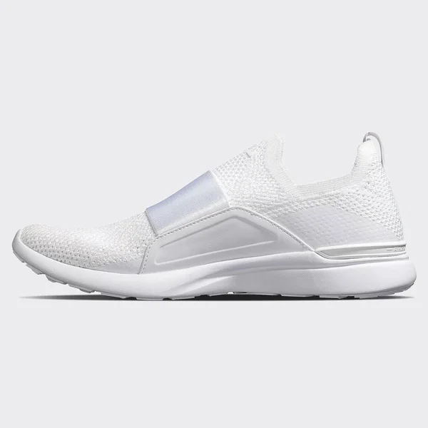 APL Women's Techloom Bliss White/Metallic Pearl/Ombre Shoes in Size 11 - Athletic Propulsion Labs