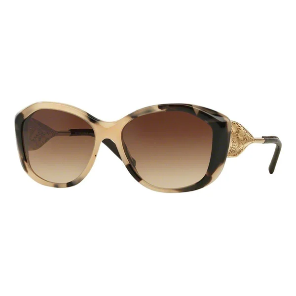 Burberry 4208Q Sunglasses 350113 Light Brown