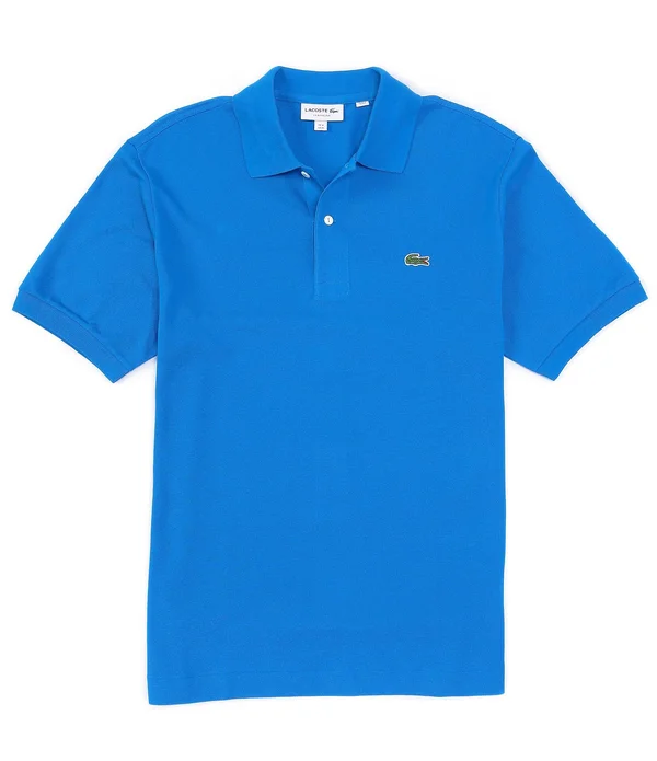 Lacoste Classic Pique Short-Sleeve Polo Shirt, Mens, M, Barbados