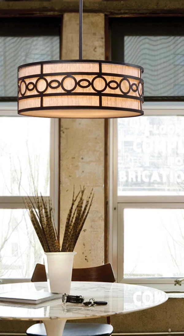 Kenroy Home Vista 3 Light Pendant - Oil Rubbed Bronze - 93383ORB