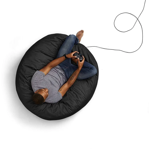 Big Joe Large Fuf - Bean Bag Chair, Black