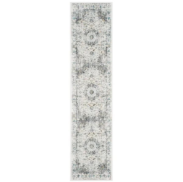 Safavieh Evoke EVK220D 2&2x22 x 9&0x22 Runner Grey, Ivory Area Rug