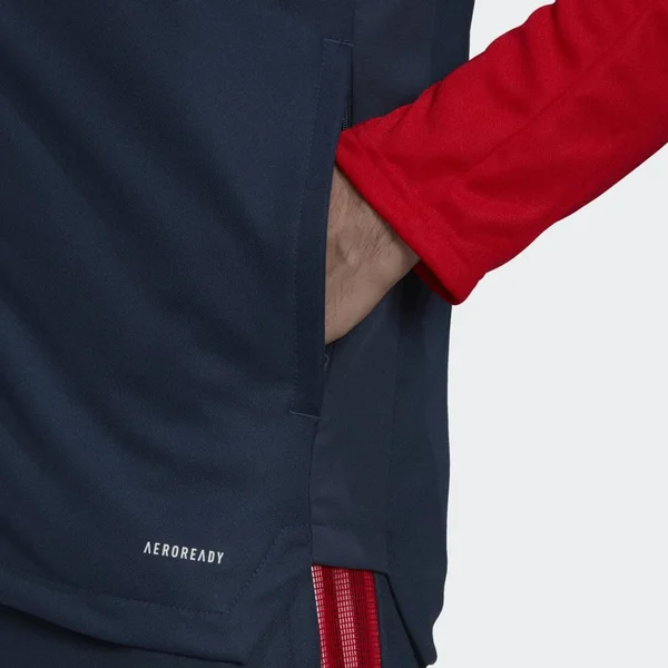 Adidas Men's Navy/Red Tiro Track Jacket, Size: XXL, Polyester