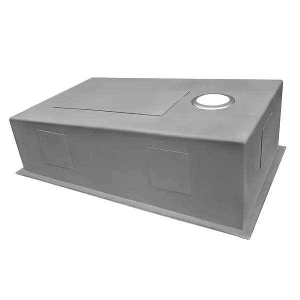 Ruvati 30-Inch Slope Bottom Offset Drain Undermount Kitchen Sink Single Bowl Stainless Steel - RVH7480