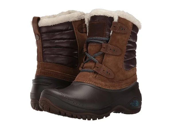 The North Face Women's Shellista II Shorty Boot Brown/Blue 8.5
